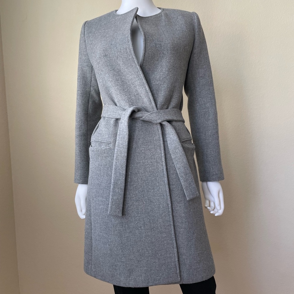 Saint Laurent grey coat